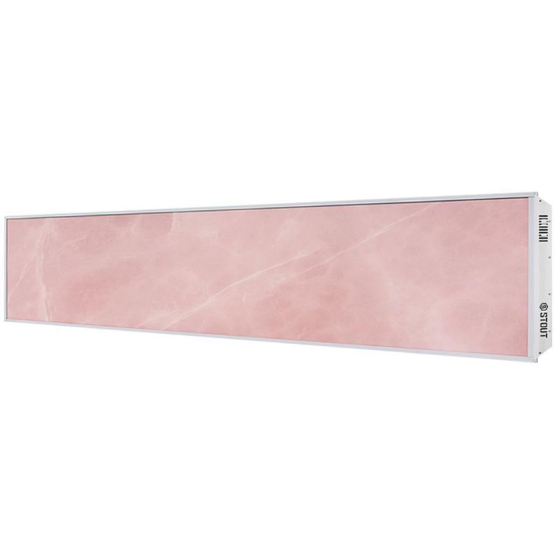 Отопительная панель Stout ROSE STONE SCT SCT-00RG-012030, 120*30, розовый гранит/серый корпус в Череповце