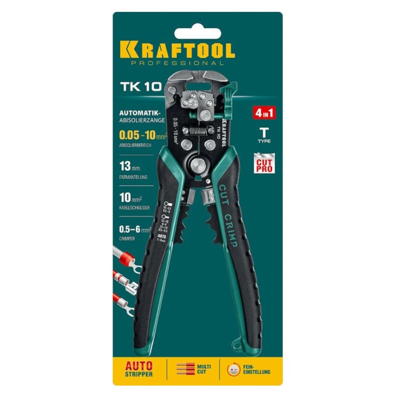 Стриппер автоматический Kraftool TK-10 22639, 0.05 - 10 мм2 в Костроме