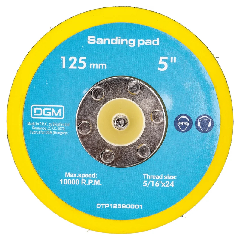 Тарелка опорная DGM DTP12590001 (на липучке, 125 мм, 5