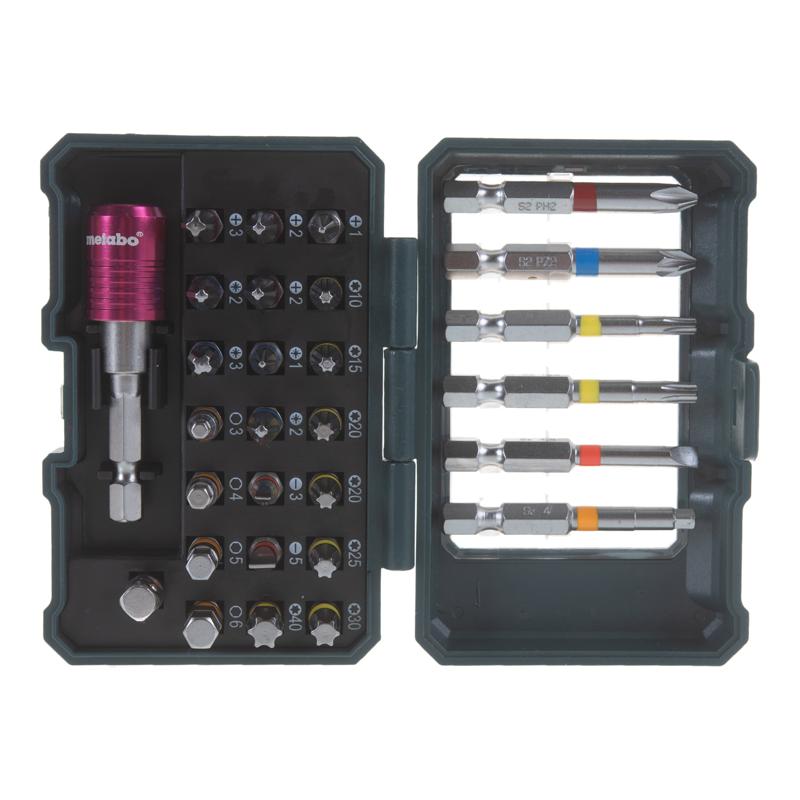 Набор бит Metabo 626710000 (29 пр, наконечники типа PZ1, PZ2, T10, T15, T20, T25, T30, PH1, PH3) в Костроме