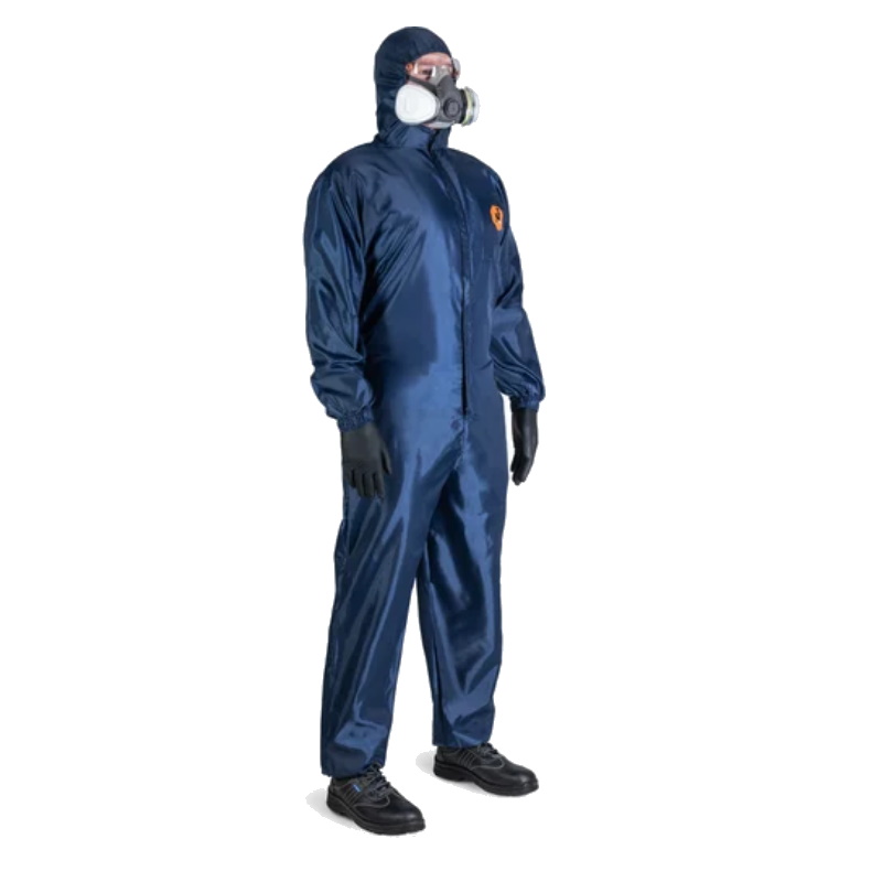 Комбинезон Jeta Safety JPC75b многоразовый защитный с антистатическими свойствами плотность 55 гм2 цвет синий размер XXXL 1193₽