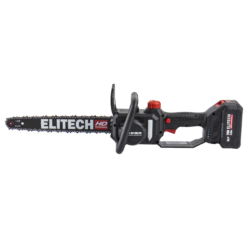 Пила цепная аккумуляторная Elitech HD CS 2012BLPK (E1611.026.01) 211701, бесщеточная, 20В, 1х4Ач и ЗУ, Li-ion