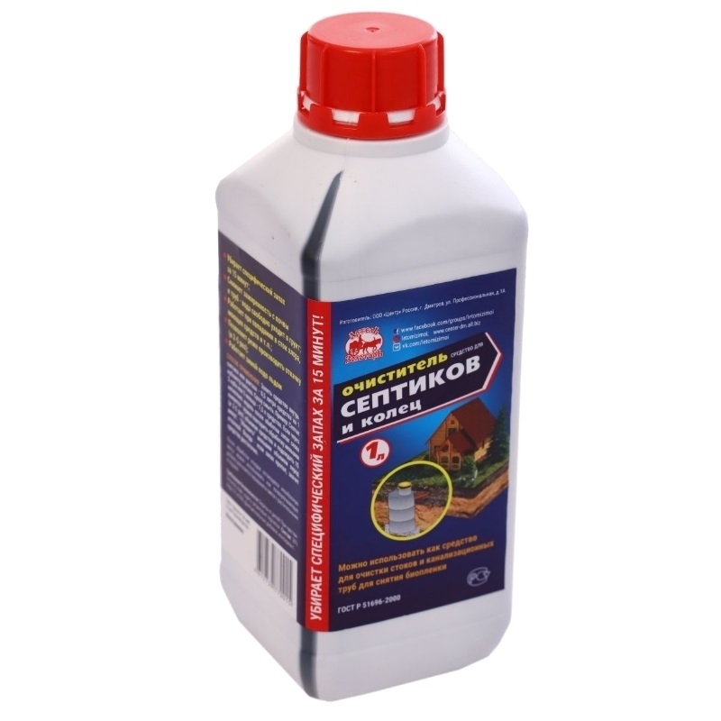 Биоактиватор для бактерий, выгребных ям, дачных туалетов Артель Золотарь, 1 л 2010101