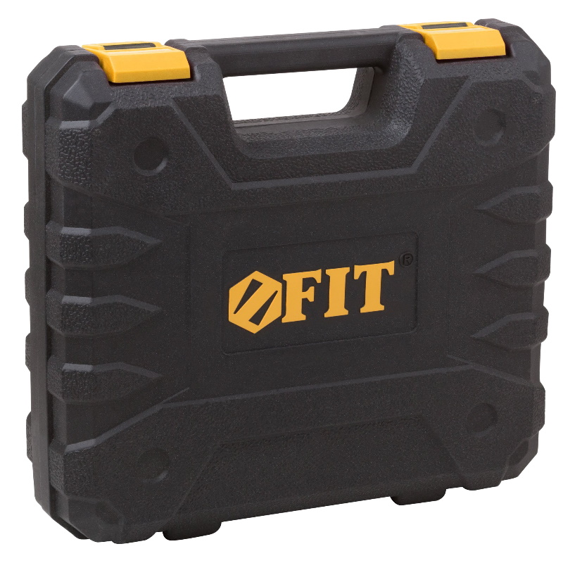 Дрель-шуруповерт Fit 80181, аккумуляторная, 12 В, 0-350/1100 об/мин, 20 Нм, 2 (Li-Ion) 1.3 Ач, 1 ч, резиновые накладки, кейс в Муроме