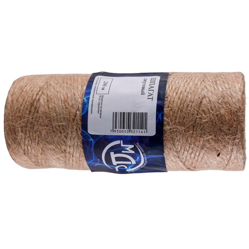 Шпагат джутовый МДС 00-00000596 цилиндр 200 м 170₽