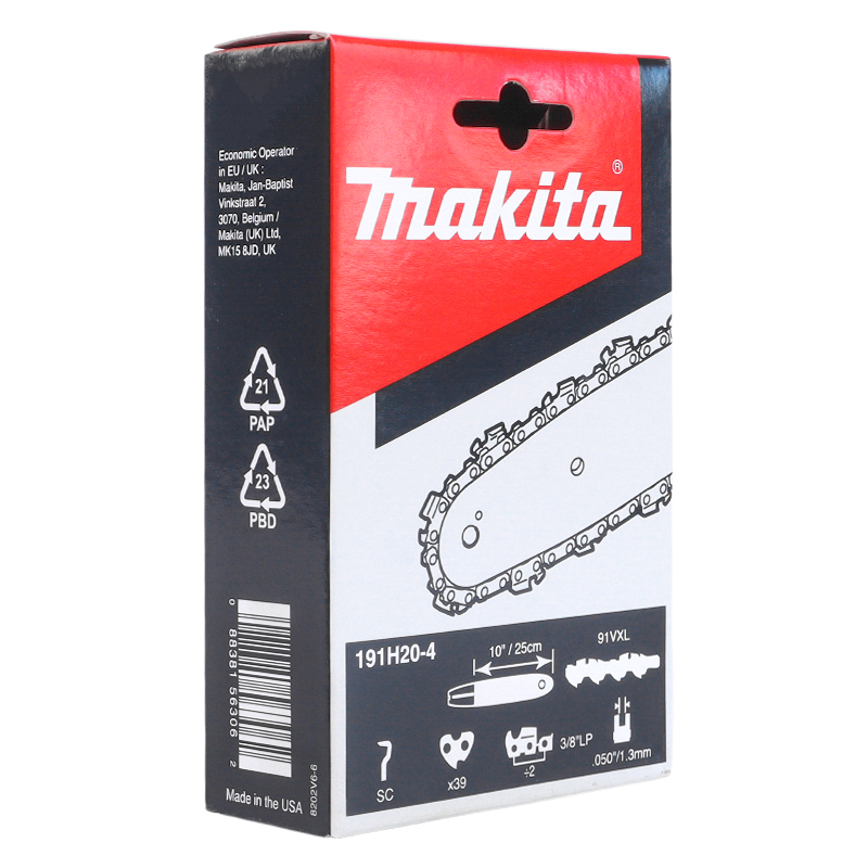 Цепь Makita 91VXL 191H20-4, 25 см/10", 3/8", 1.3 мм, 39 звеньев в Александрове