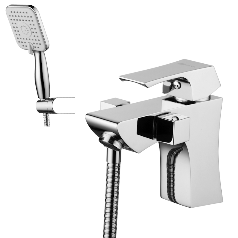 Смеситель на борт ванны Lemark Unit LM4515C одинарный