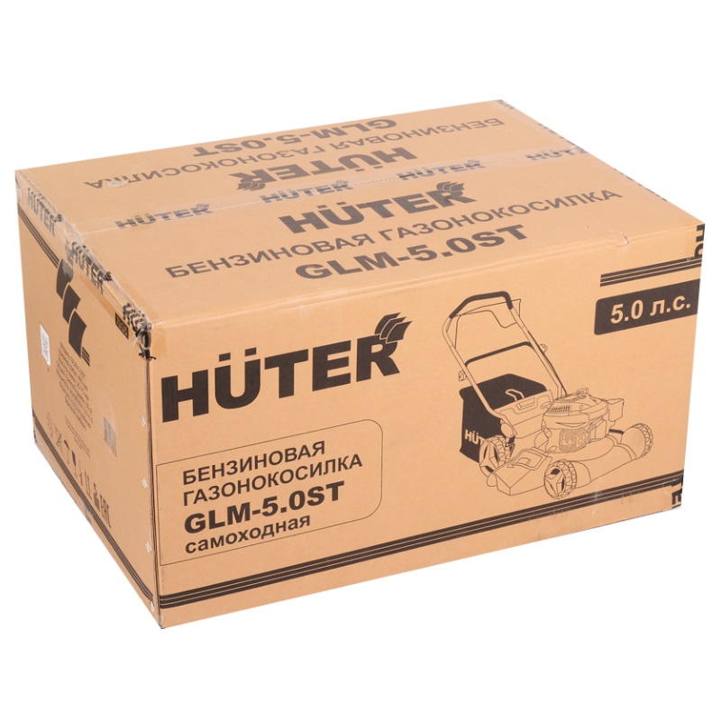 Газонокосилка бензиновая Huter GLM-5.0ST, 5 л.с., ширина скашивания 46 см, самоходная, 70/3/5 в Ярославле