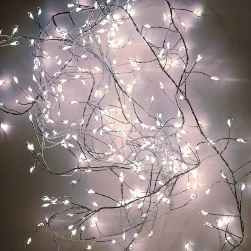 Гирлянда светодиодная Космос "Мишура"  KOC_GIR-V109 1757836, 3м, 300LED, теплый белый, 220В в Муроме