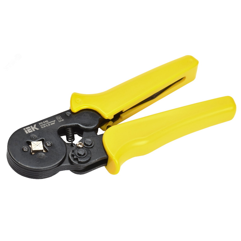 Клещи обжимные IEK КО-04Е TKL10-D4, 0,5-6,0 мм2, квадрат