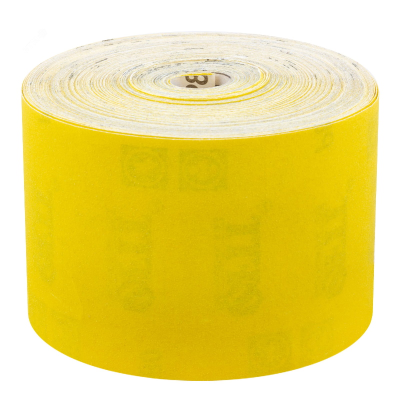 Рулон шлифовальный на бумажной основе Fit 38054 алюминий-оксидный абразивный слой 115 мм х 50 м Р 80 2821₽