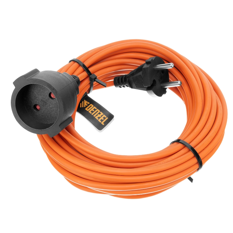Удлинитель-шнур силовой Denzel Garden Series 37401 бз ПВС 10м 1 розетка 21 мм 929₽