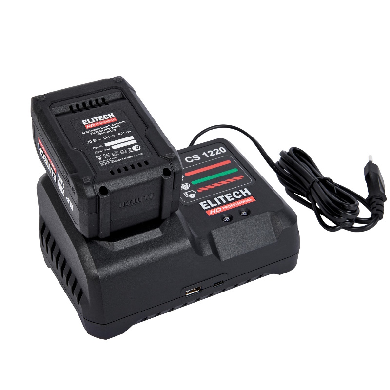 Гайковёрт аккумуляторный бесщеточный Elitech HD CW 2009SL (E2201.059.01) 205747, 20 В, Li-Ion