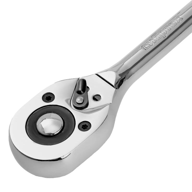 Ключ-трещотка Сибртех 14004, 1/2", 45 зубьев, с быстрым сбросом, CrV, хром  в Иваново