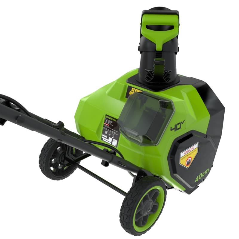 Снегоуборщик аккумуляторный Greenworks G40ST40 2603607UG, 40В, 40 см, с 1хАКБ, 5 Ач и ЗУ в Ярославле
