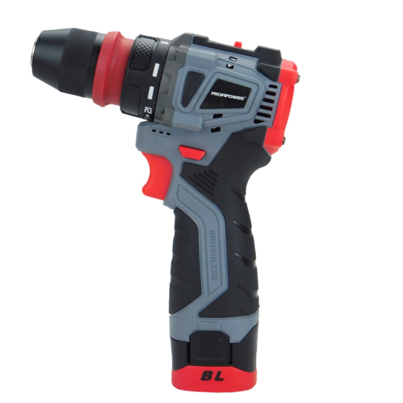 Аккумуляторный бесщеточный шуруповерт ProfiPower BL-161B E0241, со съемным патроном, 40 Нм, Li-ion 2 шт., 2.0 Ач, поясная клипса, бита-магнит, З/У, в кейсе во Владимире