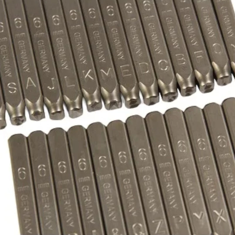Клейма буквенные латиница JTC JTC-7248, 6мм, HRC 60+-2°, DIN 1451