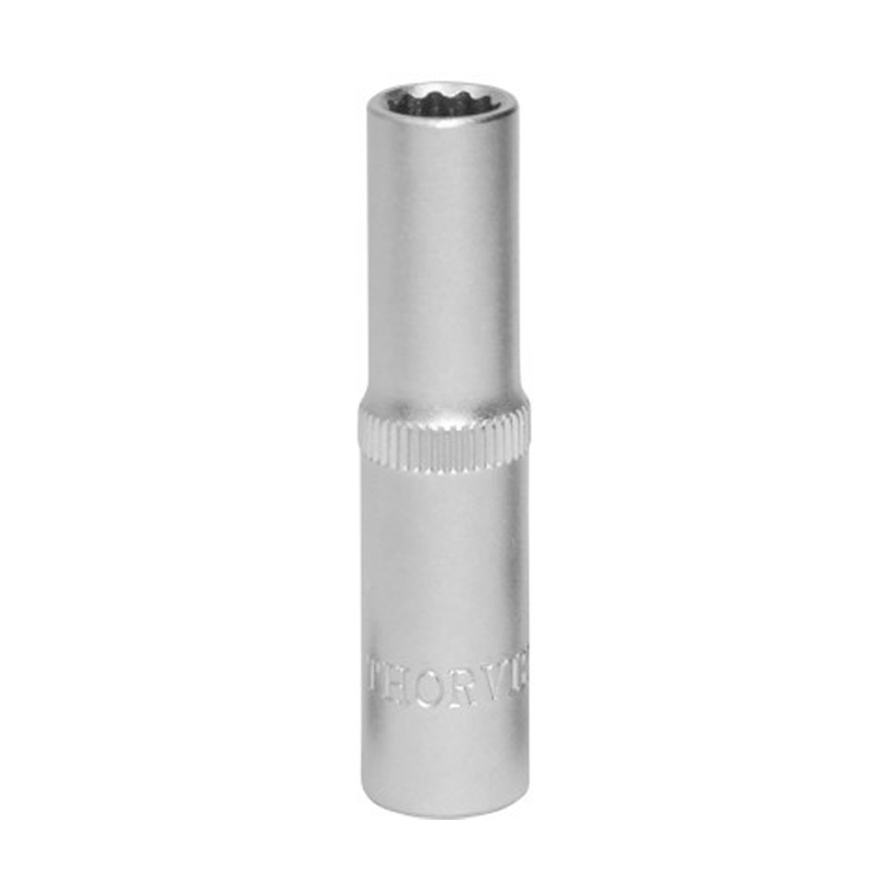 Головка торцевая глубокая Thorvik S11S22090 054063 (12-гранная 1/4"DR, 9 мм) в Ярославле