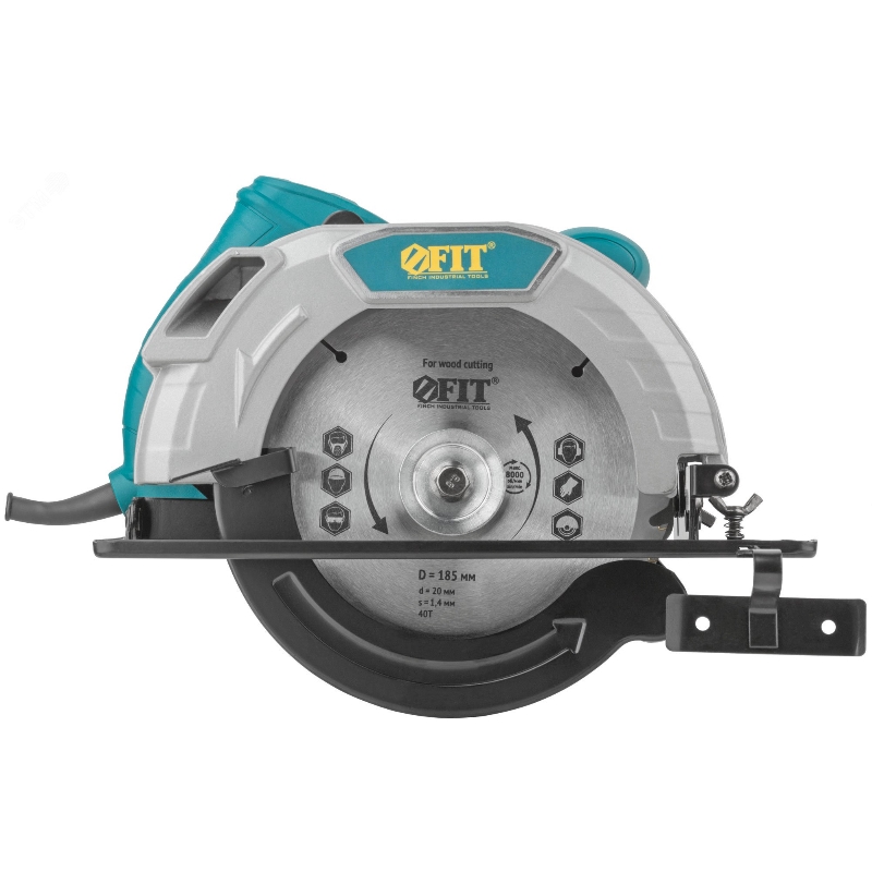 Пила дисковая Fit 80398, 1280 Вт; 5000 об/мин; 185/20 мм; 4,8 кг в Переславле