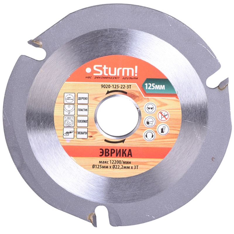 Диск пильный Sturm 9020-125-22-3T