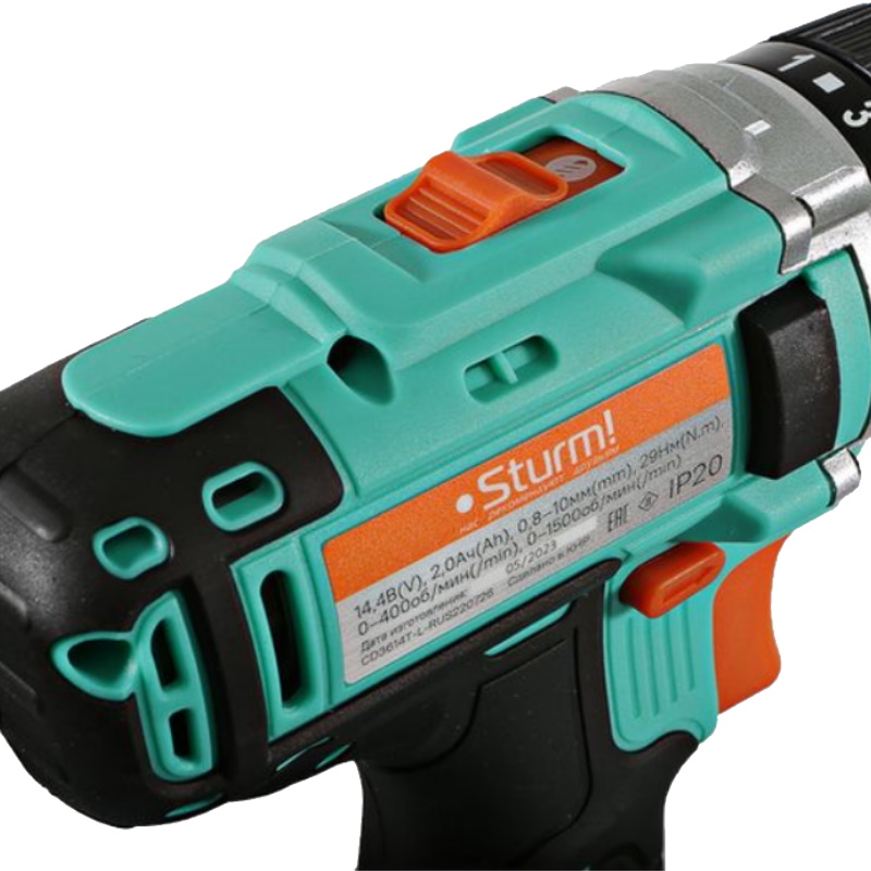 Дрель аккумуляторная Sturm! CD3614T, 14 В, 2х2.0 Ач, съемный патрон, кейс в Костроме