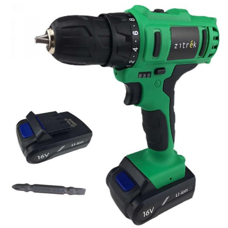 Аккумуляторная дрель-шуруповерт Zitrek Greenpower 16-Li 063-4075
