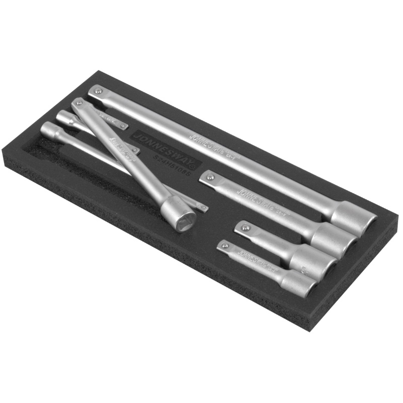 Набор удлинителей Jonnesway S24H5108S 046783 (1/4", 3/8", 1/2"DR, 50-250 мм, 8 предметов) в Муроме