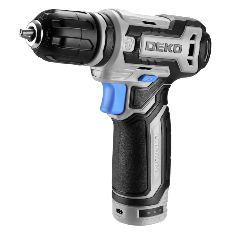 Аккумуляторная дрель-шуруповерт Deko ZKCD12FU-Li 063-4141