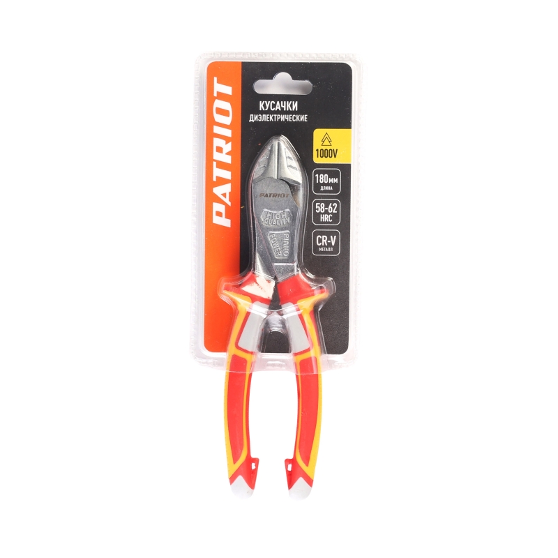 Кусачки диэлектрические Patriot DCP 180 DN 350004123 (1000 V, Cr-V, 180 мм) в Коврове