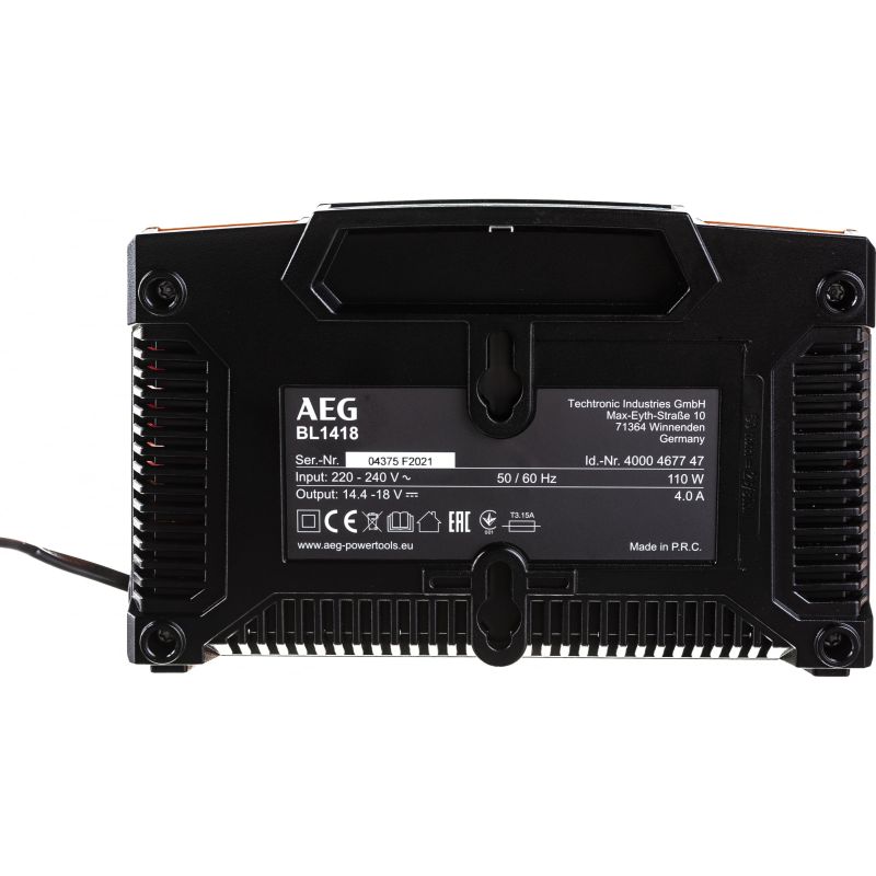 Аккумуляторная ударная дрель-шуруповерт AEG BSB18C3BL-X02C 4935478937, 18В