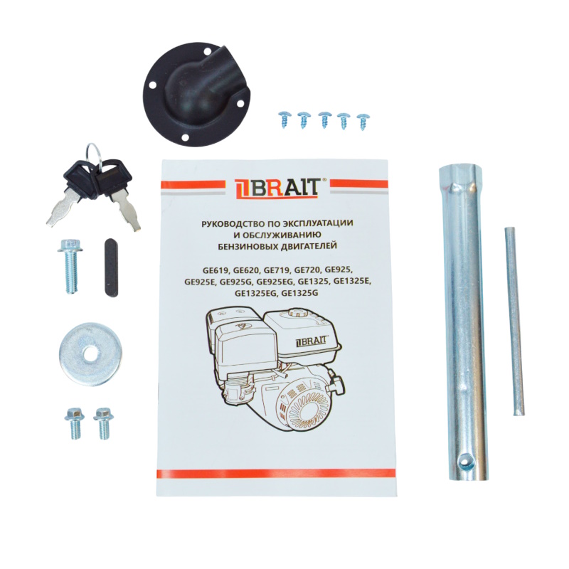 Двигатель бензиновый Brait GE925E 03.01.291.002, 9л.с., электростартер, шкив 25мм в Костроме