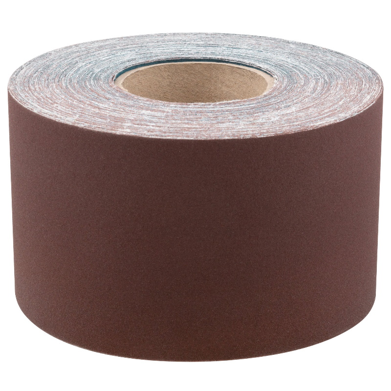 Рулон шлифовальный Fit 38078 на тканевой основе алюминий-оксидный абразивный слой 115 мм х 50 м Р 180 6510₽