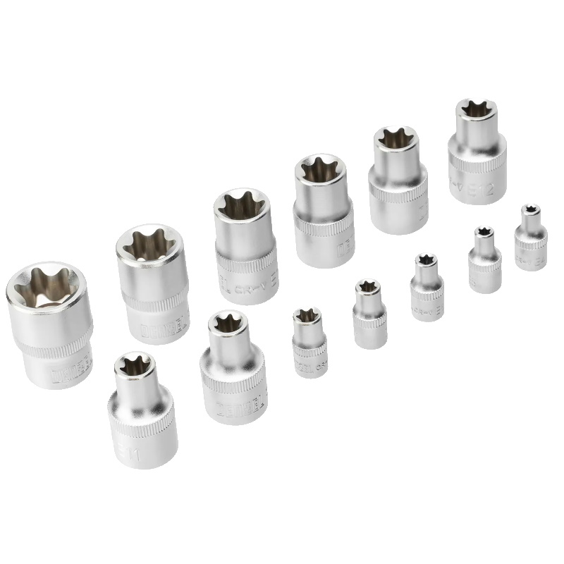 Набор инструментов Denzel 15814, 1/2", 1/4", CrV, S2, пластиковый кейс, 109 предметов