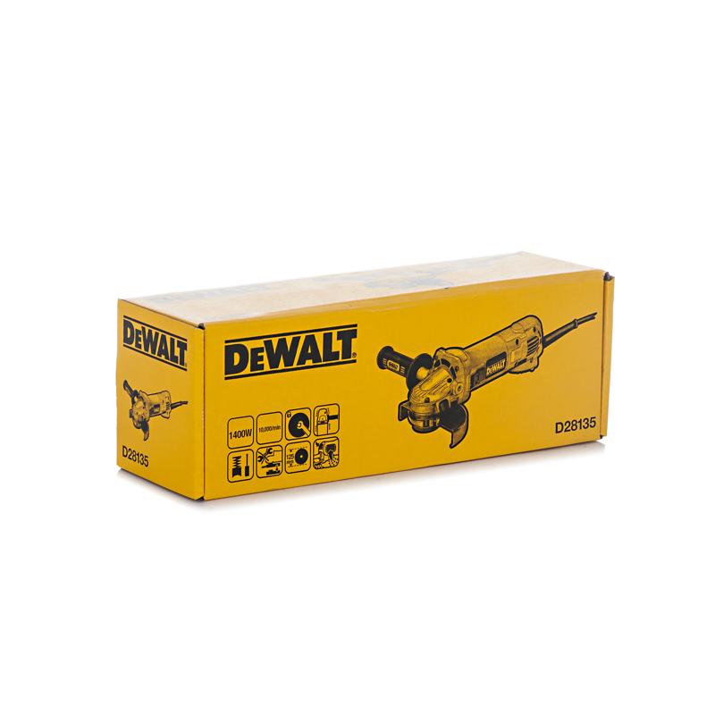 Угловая шлифмашина (болгарка) DeWalt D28135, 125 мм, 1400 Вт