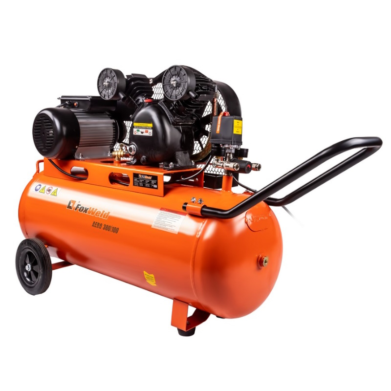 Компрессор масляный ременной FoxWeld AERO 380/100 5962 в Туле
