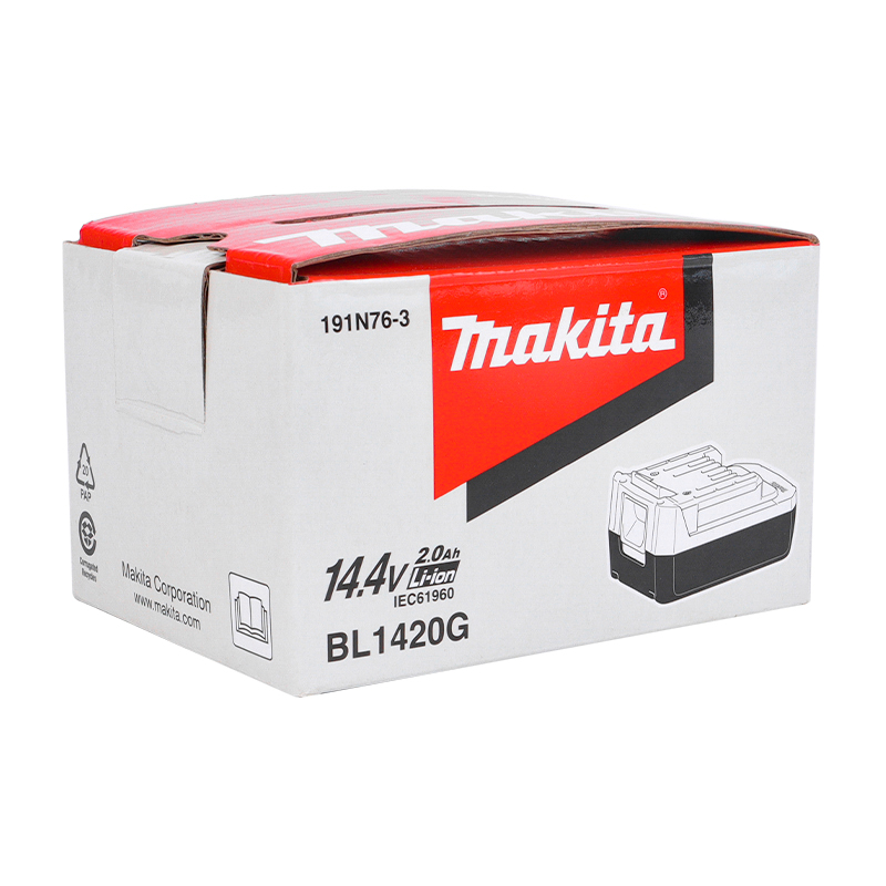 Аккумулятор Makita BL1420G 191N76-3 (Li-Ion, 14В, 2.0Aч) в Рыбинске
