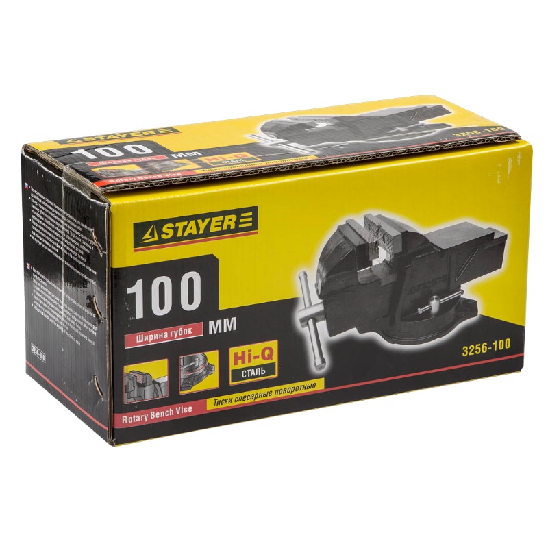 Слесарные тиски Stayer 3256-100 (100 мм) в Твери