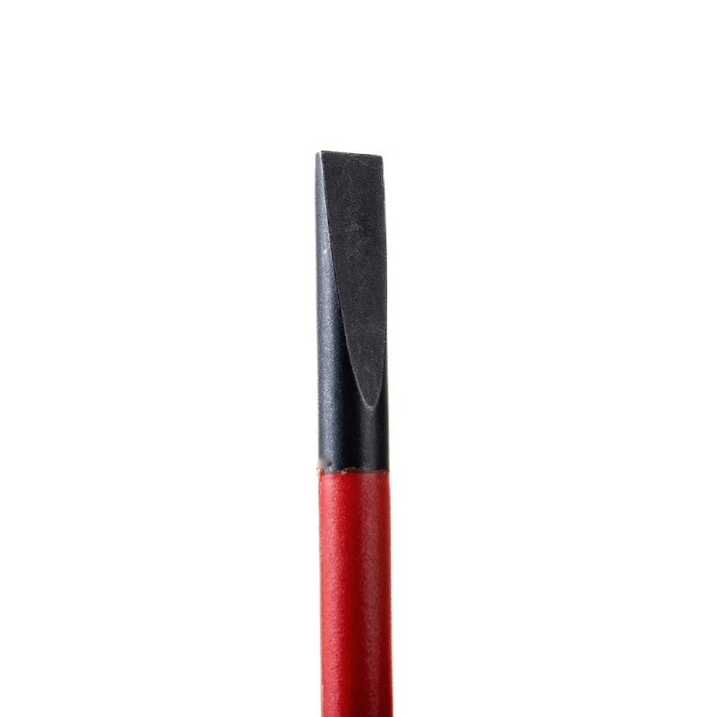 Отвёртка Knipex KN-982040SL, VDE, шлицевая плоская, SL 4.0x0.8x100 мм, тонкая, длина 202 мм, диэлектрическая в Кинешме