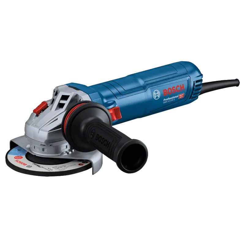Угловая шлифмашина (болгарка) Bosch GWS 12-125 S 0.601.3A6.020, 125 мм, 1200 Вт, плавный пуск, регулировка оборотов
