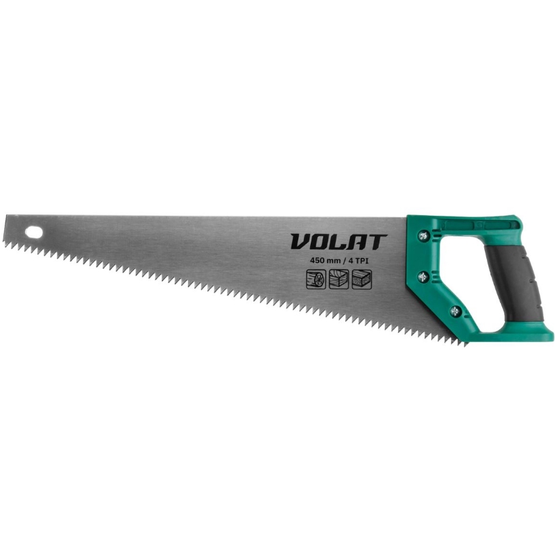 Ножовка по дереву Волат 42080-45 450мм 4 TPI 225₽