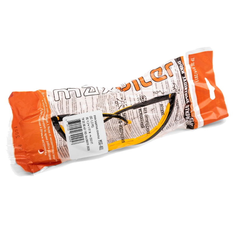 Очки защитные Maxpiler MSG-401 (поликарбонат, покрытие super, мягкий носоупор, регулировка дужек)
