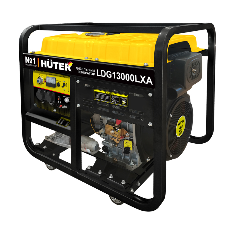 Электрогенератор дизельный Huter LDG 13000LXА, 64/2/10