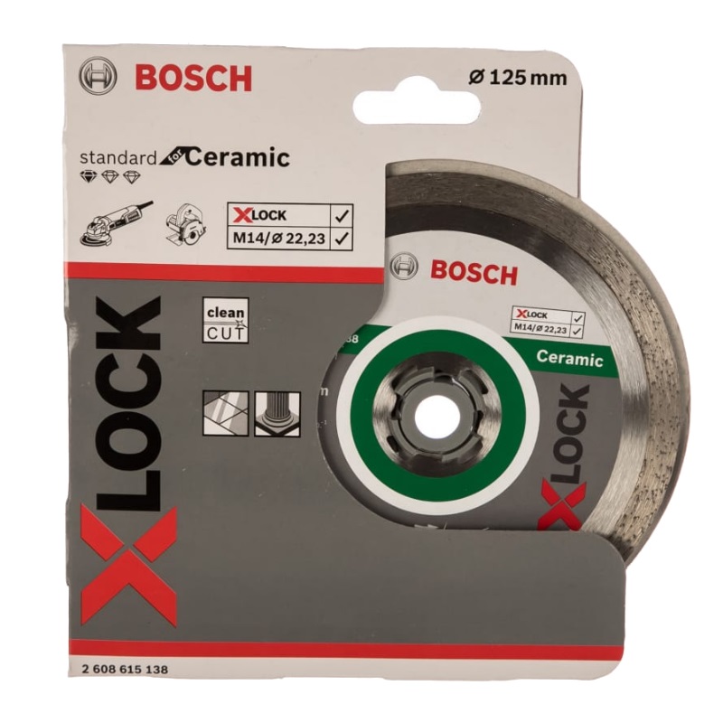 Алмазный диск Bosch X-Lock Standard Ceramic 2.608.615.138 (125 мм) в Кинешме