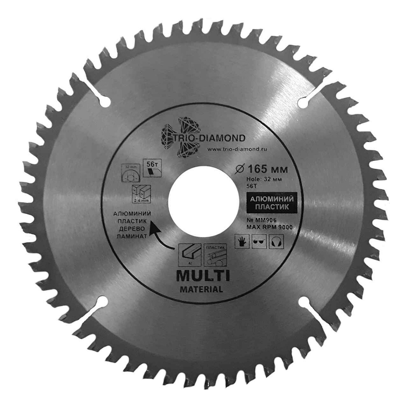 Диск пильный Trio-Diamond MM904 по мультиматериалам 210323060Т 914₽