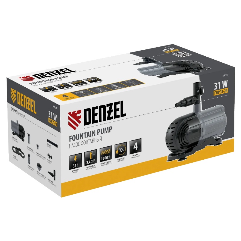 Насос фонтанный Denzel FNP31-24 99031 в Коврове