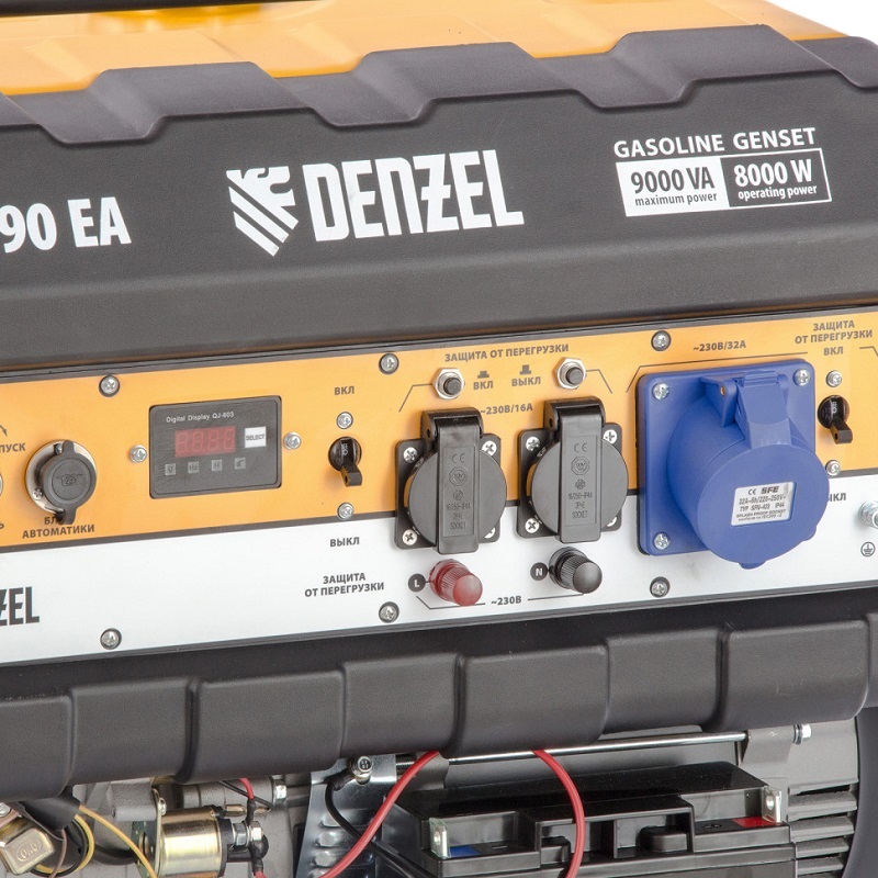Бензиновый генератор Denzel PS-90 EA, 946934 в Вологде