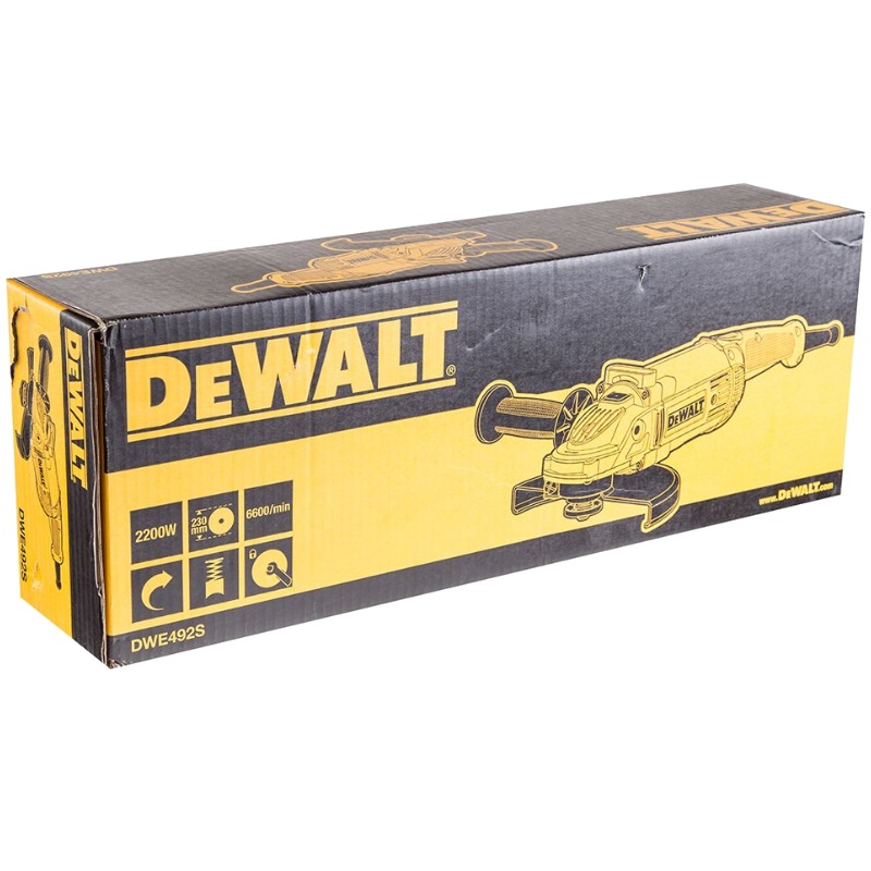 Угловая шлифмашина (болгарка) DeWalt DWE492S, 230 мм, 2200 Вт, плавный пуск во Владимире