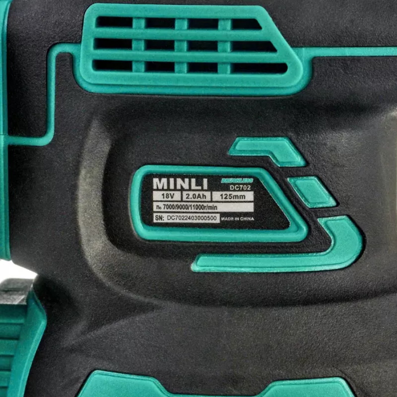 Шлифмашина эксцентриковая аккумуляторная Minli DC702-2.0A, Ø125мм, б/щ, 18В, 3 скорости, 2х2.0А во Владимире