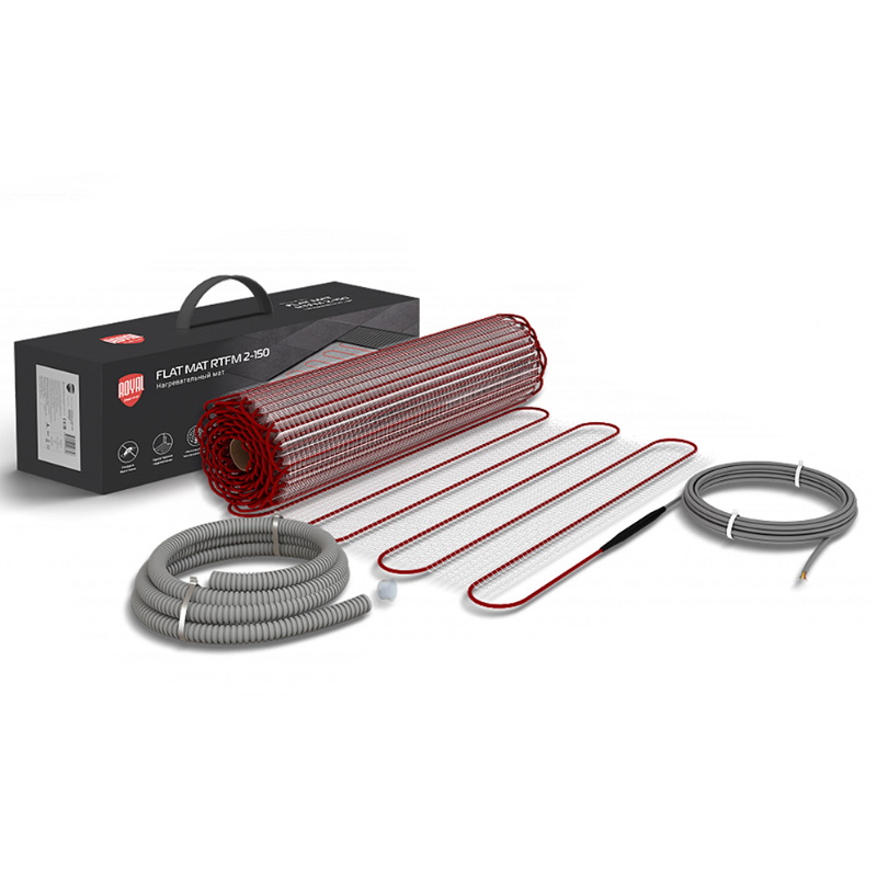 Мат нагревательный Royal Thermo Flat Mat RTFM 2-150-12 НС-1599113 комплект 15310₽