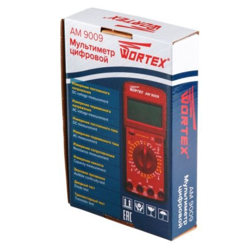 Мультиметр цифровой WORTEX AM 9009 AM9009000014 в Ярославле